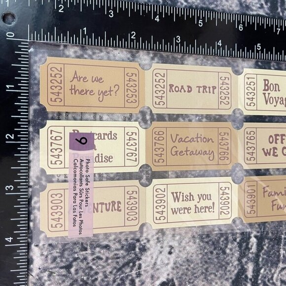 Ek Sandylion Jolee's Pirate Beach Clouds Dimensional 3D Stickers Embelishments - Picture 15 of 16